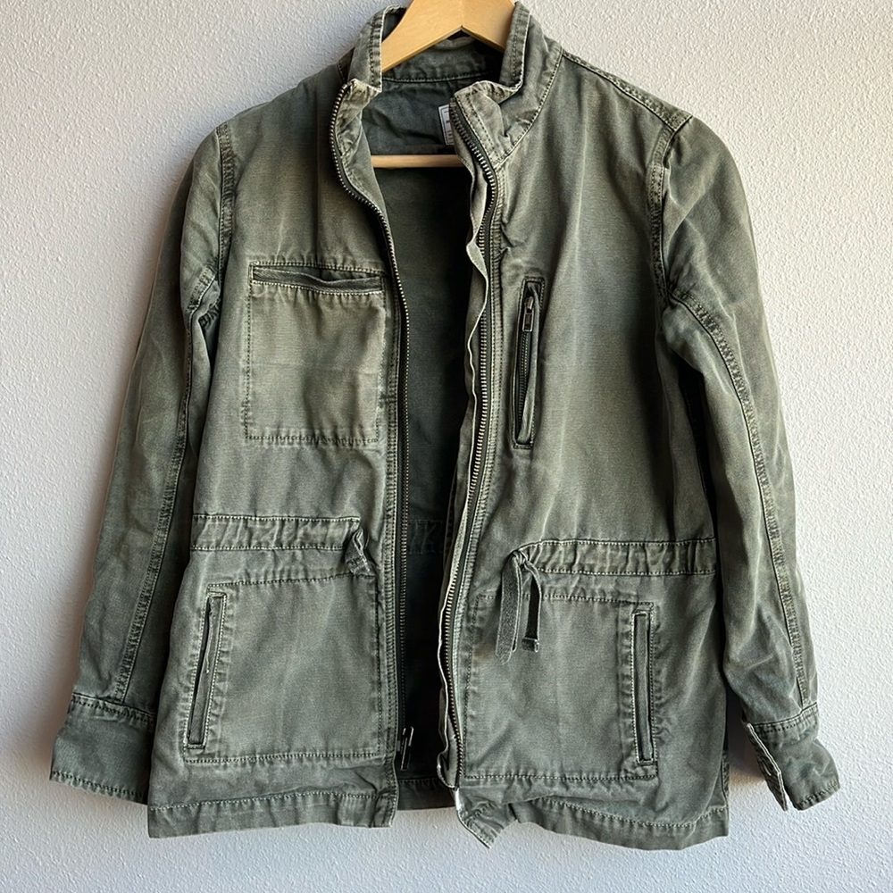 Melrose Market Green Utility Jacket